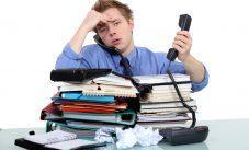 An Overwhelmed Businessman.