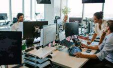 Business People Working Together In Office